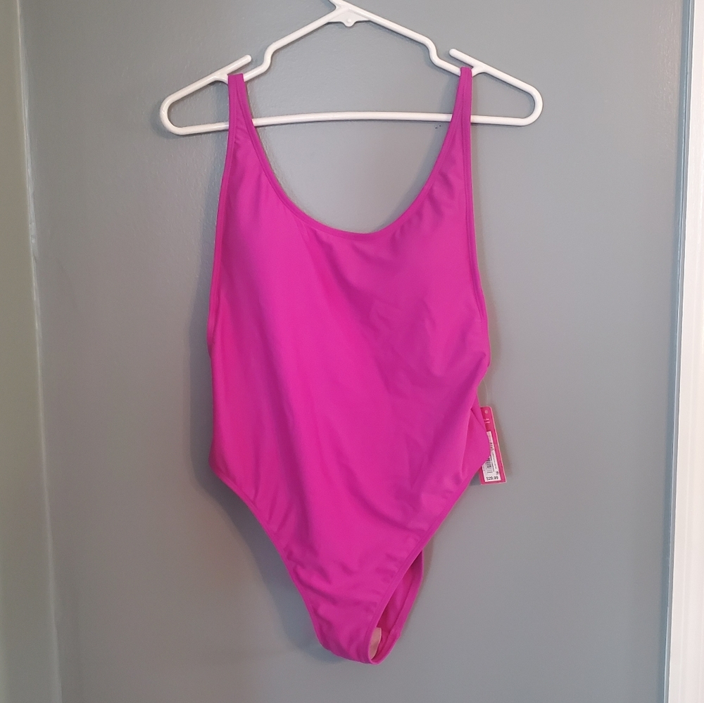 Magenta High Cut One Piece
